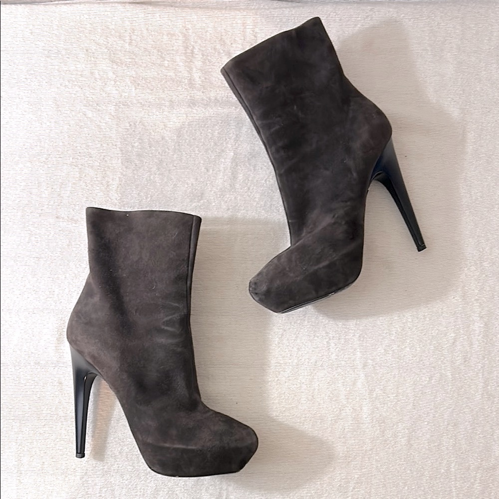 Giuseppe Zanotti Suede Stiletto Boots